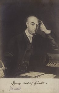 Portræt af Georg Friedrich Händel