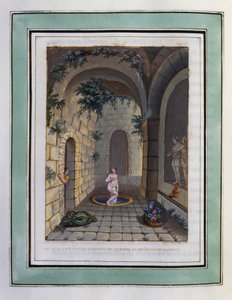 Chloe vasker sig i nymfernes springvand i Daphnis