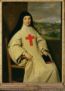 Moder Angelique Arnauld (1591-1661) Abbedisse af Port-Royal, 1654