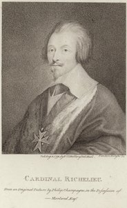 Portræt af kardinal Richelieu af Philippe de Champaigne