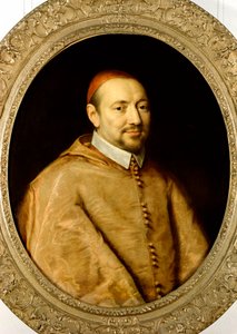 Portræt af kardinal af Berulle (1575-1629) af Philippe de Champaigne