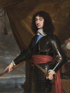 Portræt af kong Charles II af England af Philippe de Champaigne