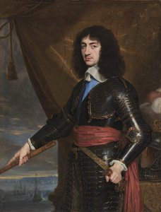 Portræt af kong Charles II af England, 1653 af Philippe de Champaigne