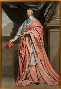 Portræt af kardinal Richelieu af Philippe de Champaigne