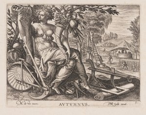 Autumnus, fra De fire årstider af Philips Galle