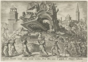 Jerikos øde The Days of Doom of the Jewish People (serietitel) af Philips Galle