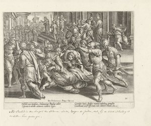 Fængsling af Paulus i Jerusalem Apostlenes Gerninger (serietitel) Acta Apostolorum (serietitel) af Philips Galle