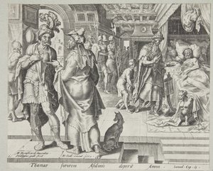Jonadab rådgiver Amnon af Philips Galle