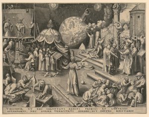 Mådehold (Temperantia), blad 7 fra serien »De syv dyder« af Philips Galle