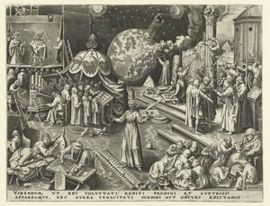 afholdenhed Temperance (titel på objekt) De syv dyder (serietitel) af Philips Galle
