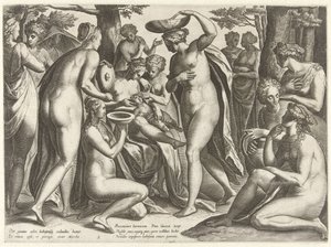 Uddannelse af Adonis The Story of Adonis (serietitel) af Philips Galle