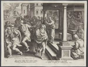 St. Paul og eksorcisterne i Efese af Philips Galle