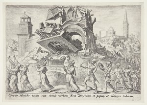 Jerikos ødelæggelse af Philips Galle