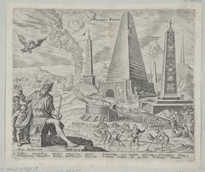 Egyptens pyramid af Philips Galle