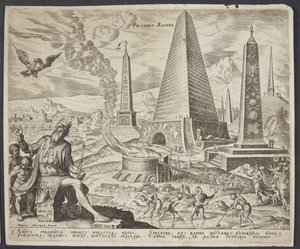 Egyptens pyramid af Philips Galle
