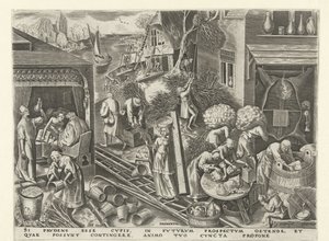 Advarsel Prudentia (titel på objekt) De syv dyder (serietitel) af Philips Galle