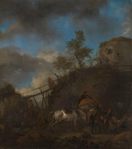 Smed sko en hest af Philips Wouwerman