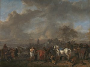 Bøndernes sejr af Philips Wouwerman