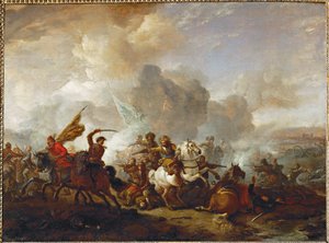 Hesteskænderi mellem orientalere og kejsere ... af Philips Wouwermans or Wouwerman