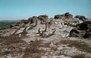Fønikiernes civilisation: stedet for topheten i den puniske by Sulcis på den nuværende ø Sant