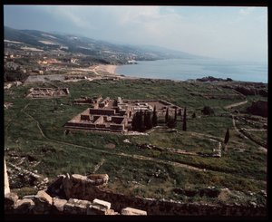 Udsigt over arkæologisk sted, 3. til 2. årtusinde f.Kr af Phoenician Phoenician