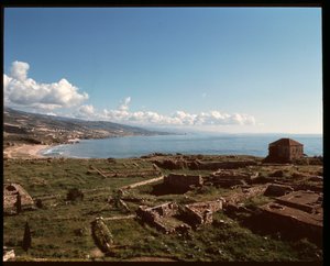 Udsigt over arkæologisk sted, 3. til 2. årtusinde f.Kr af Phoenician Phoenician