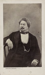 Forfatteren Alexandre Dumas far 1802-1870, 1870. af Photo studio Duroni and Murer.