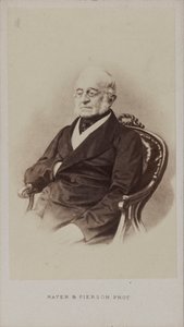 Portræt af grev Karl Robert Nesselrode 1780-1862, ca 1860. af Photo studio Mayer and Pierson.
