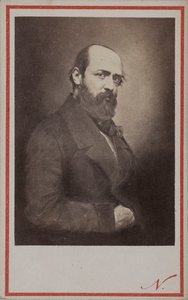 Portræt af Henri Murger 1822-1861, 1861.