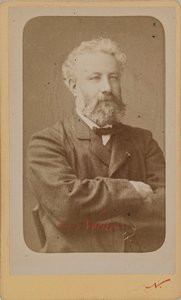 Portræt af Jules Verne 1828-1905, ca. 1870.