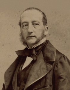 Portræt af pianisten og komponisten Sigismund Thalberg 1812-1871, ca 1860.