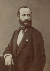 Portræt af violinisten og komponisten Henri Vieuxtemps 1820-1881, 1870