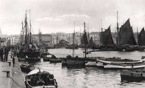 The Barbican, Plymouth, Devon, begyndelsen af det 20. århundrede.