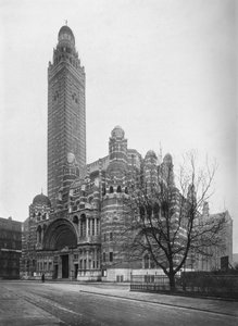 Den romersk-katolske katedral i Westminster, London, 1911