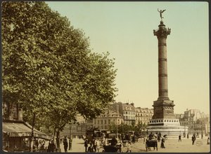 [Colonne de Juillet, Place de la Bastille, Paris, Frankrig]. af Photochrom Zürich