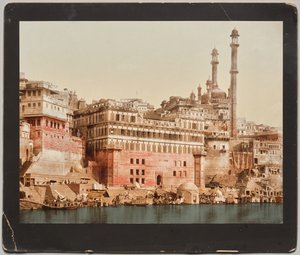 Indien. Benares. Aurangzebs moske, efter et foto af Dr. Kurt Boeck