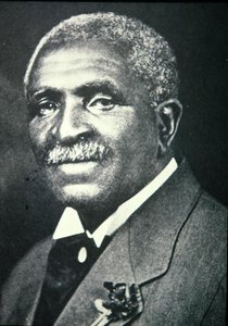 George Washington Carver (1864-1943) (s/hvid foto)