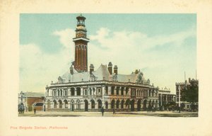 Fire Brigade Station, Melbourne, Victoria, Australien (foto)