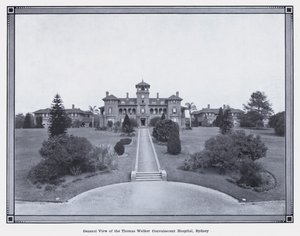 Generelt syn på Thomas Walker Convalescent Hospital, Sydney (s/h foto)