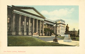 Melbourne Public Library, Victoria, Australien (foto)