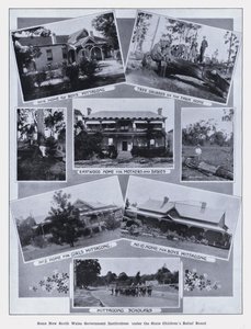 Nogle regeringsinstitutioner i New South Wales under State Children