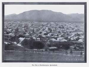 The City of Rockhampton, Queensland (s/h-billede) af Photographer Australian