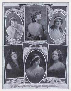 Typer af australsk pigetid (s/h-billede)