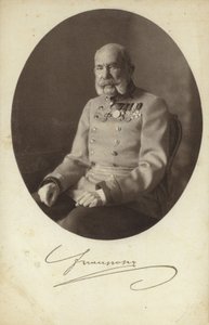 Kejser Franz Joseph I af Østrig (s/h-foto)