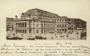 Wiens statsopera (s/h-foto)