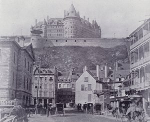 Canada: Chateau Frontenac, Quebec (s/h-billede)