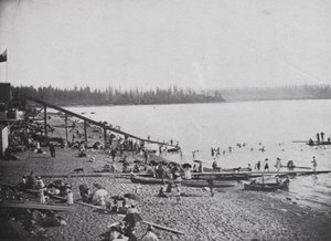 English Bay, Vancouver (s/h foto) af Photographer Canadian