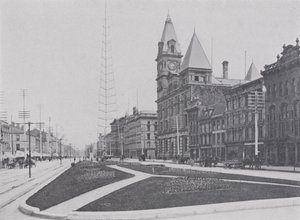 King Street, Hamilton (s/h-foto) af Photographer Canadian