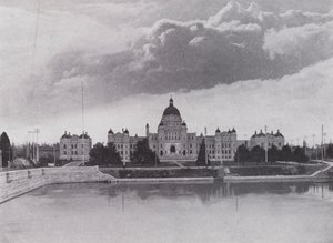 Parliament Buildings, Victoria, British Columbia (s/h-billede)