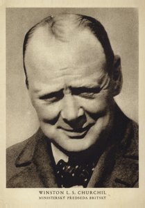 Winston Churchill (s/h-foto)